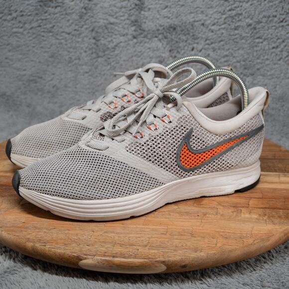 Nike Zoom Strike Womens Size 9 Gray White Athletic Running Shoes Sneakers - Picture 3 of 9